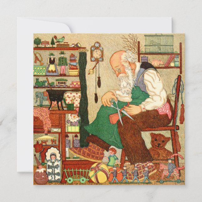 Vintage Christmas Card | Santa Claus (Front)