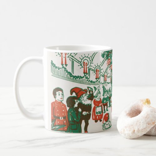 Vintage Christmas Cartoon Coffee Mug