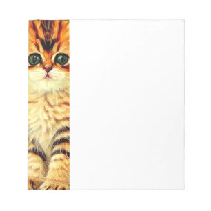 Vintage Christmas Cat Notepad