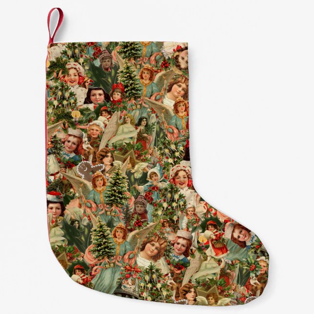 Vintage christmas Christmas Stocking (Front)