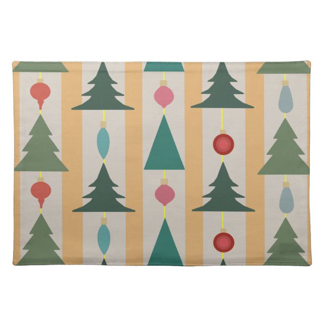 Vintage Christmas Cloth Placemat (Front)