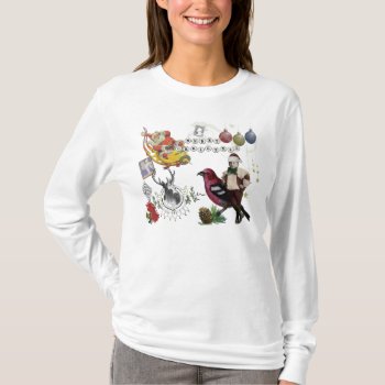 Vintage Christmas Collage Shirt by gidget26 at Zazzle