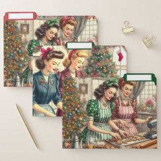 Vintage Christmas Cookie Recipes Red Green 