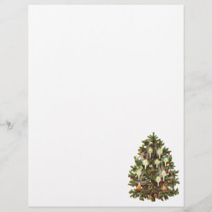 Vintage Christmas, Decorated Victorian Tree Flyer
