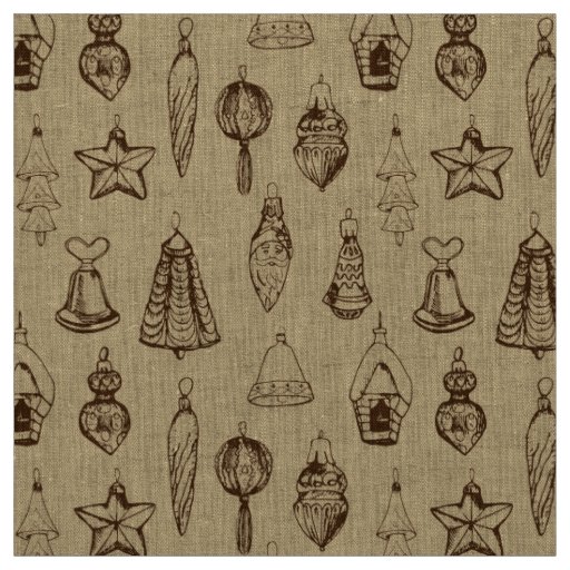 Vintage Christmas decorations Fabric