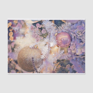 Vintage Christmas Decorations Ornaments  Tissue Paper