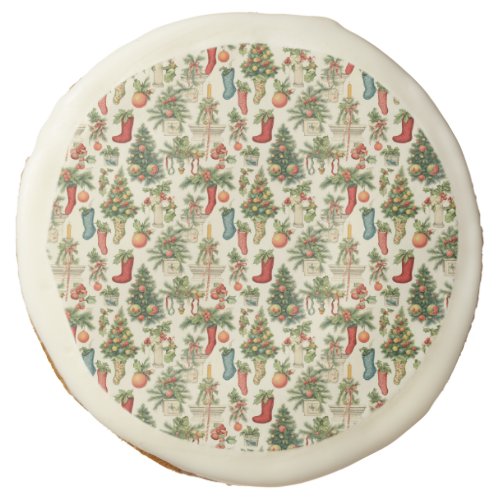 Vintage Christmas Delights Shabby Chic Sugar Cookie