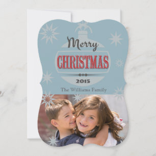 Vintage Christmas design Holiday Card