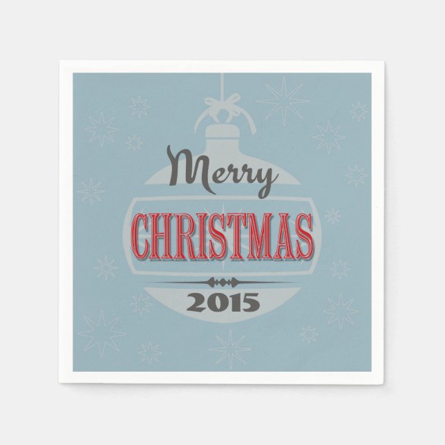 Vintage Christmas design Napkins (Front)
