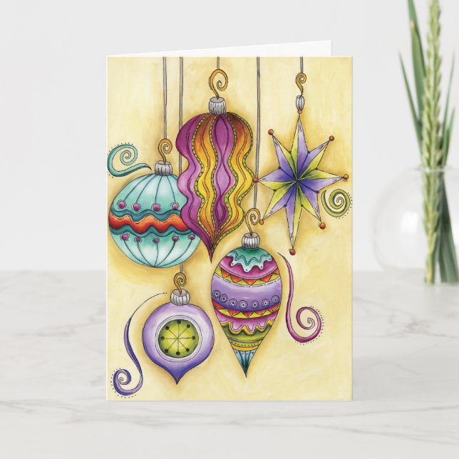 Vintage Christmas, Easy to Customize Cards (Front)