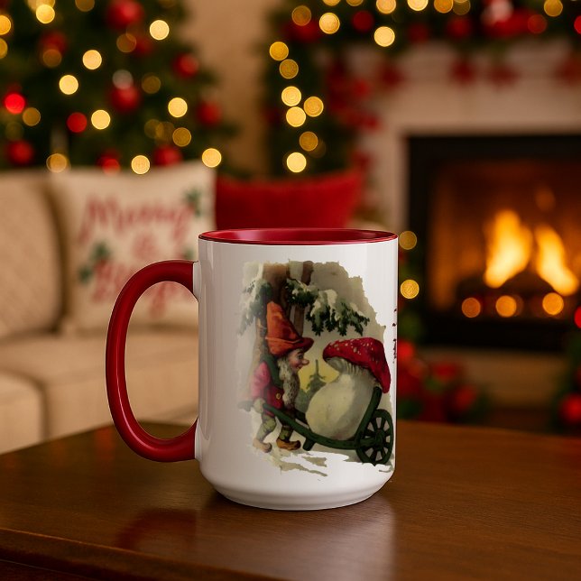 Vintage Christmas Elf or Gnome Mug (Creator Uploaded)