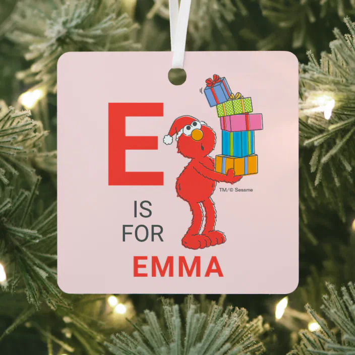 Custom Printed Aluminum Christmas Ornament with Personalization