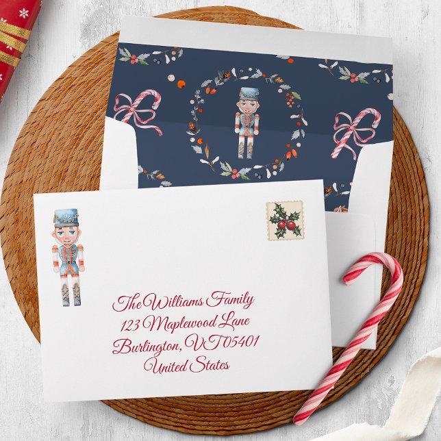 Vintage Christmas Envelope with Soldier (Creator Uploaded)