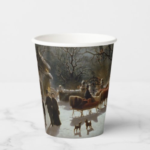 Vintage Christmas Eve Paper Cups