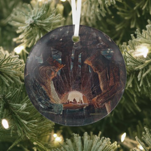 Vintage Christmas, Fairy Tale (1909) Glass Ornament