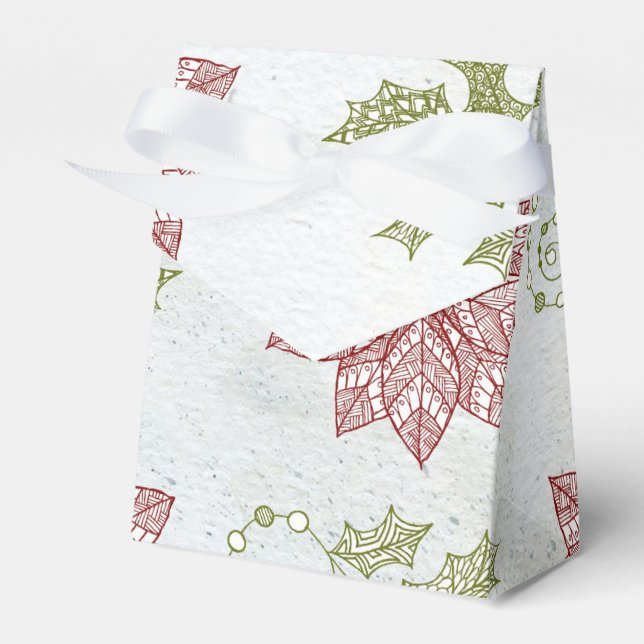 Vintage Christmas Favor Boxes (Front Side)