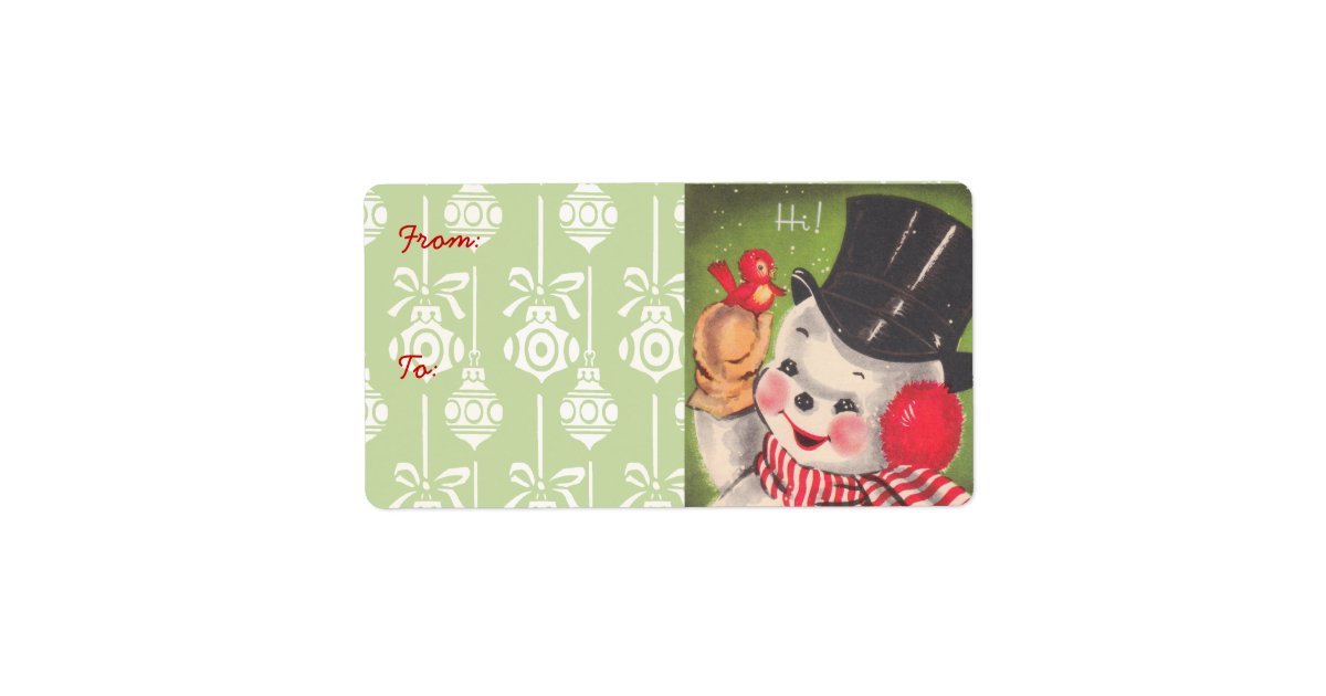 Vintage Christmas Gift Labels | Zazzle.com