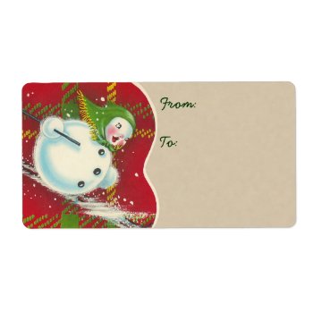 Vintage Christmas Gift Labels by xmasstore at Zazzle