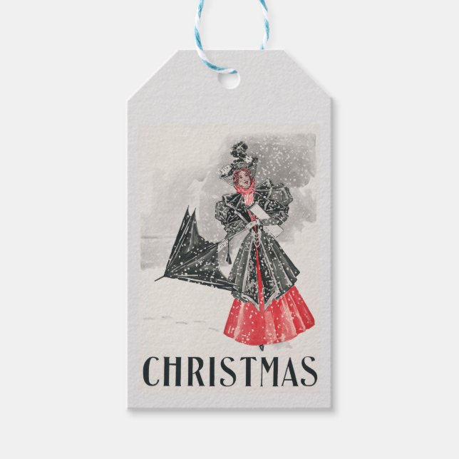 Vintage Christmas Gift Tag (Front)