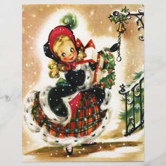 Vintage Christmas Girl