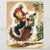 Vintage Christmas Girl (Front)