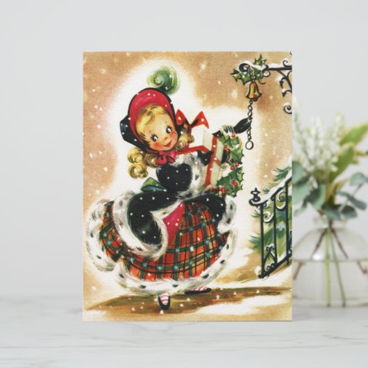 Vintage Christmas Girl (Standing Front)