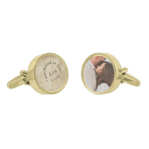 Vintage Christmas Gold Elegance Cufflinks Set