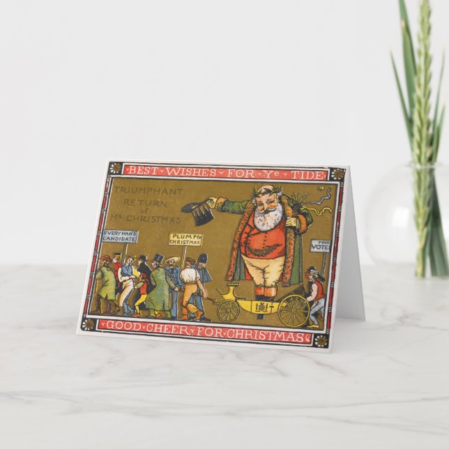 Vintage Christmas Greeting Card (Front)