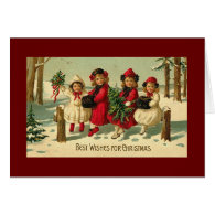 Vintage Christmas Greeting Card