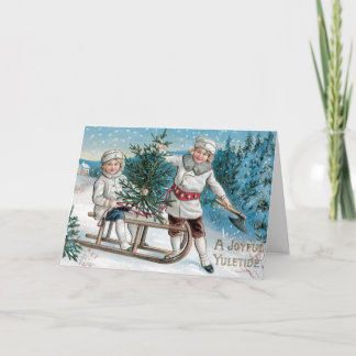 Vintage Christmas Greeting Card