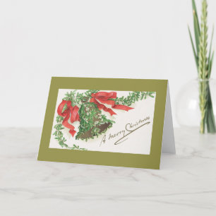 Vintage Christmas Greeting Card