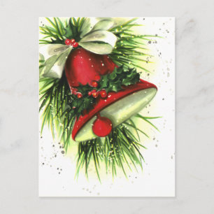 Vintage Christmas Greetings Postcard