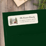 Vintage Christmas Handwritten Script Address Label<br><div class="desc">For your invitations or greeting cards this Christmas. Personalize with your own text.</div>