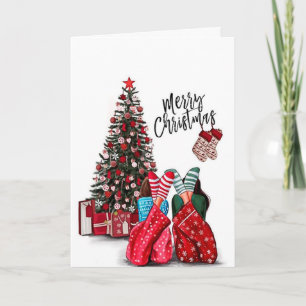 Vintage Christmas Holiday Card