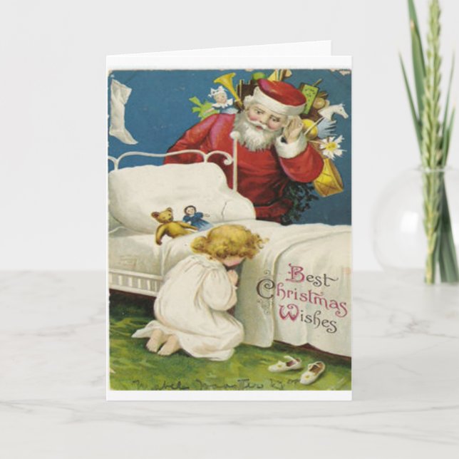 Vintage Christmas Holiday Card (Front)