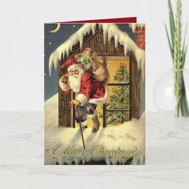 Vintage : Christmas - Holiday Card (Front)