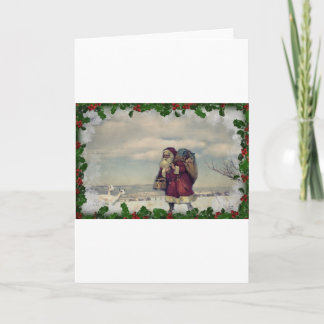 Vintage Christmas Holiday Card