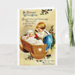 Vintage Christmas Holiday Card at Zazzle