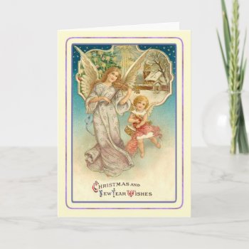 Vintage Christmas Holiday Card by Vintagearian at Zazzle