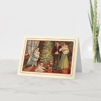 Vintage Christmas Holiday Card by Vintagearian at Zazzle