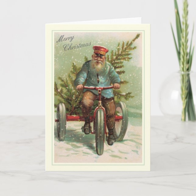 Vintage Christmas Holiday Card (Front)