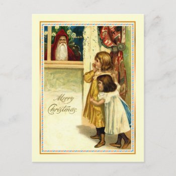 Vintage Christmas Holiday Postcard by Vintagearian at Zazzle