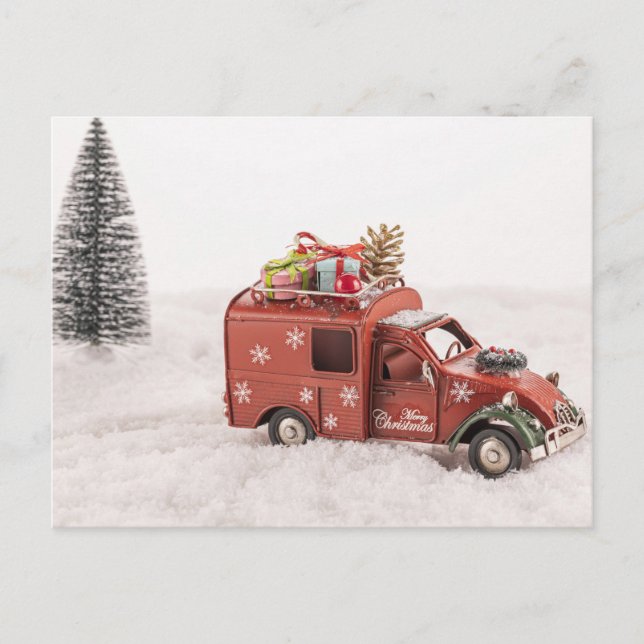 Vintage Christmas Holiday   Postcard (Front)