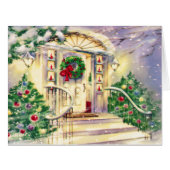 Vintage Christmas House (Front Horizontal)