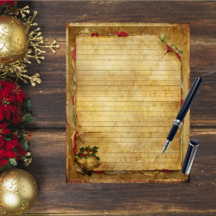 Vintage Christmas Journal Scrapbook Paper