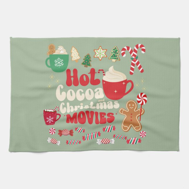 Vintage Christmas Kitchen Towel (Horizontal)