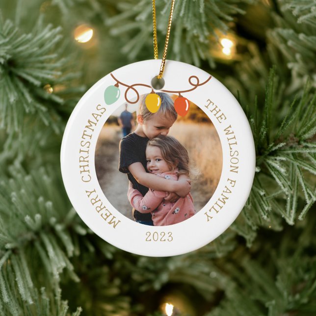 Vintage Christmas Light Ornament Family Photo  (Creator Uploaded)