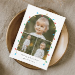 Vintage Christmas Lights 3 Photo Arch Holiday Card<br><div class="desc">Merry Christmas Elegant Vintage Christmas Lights 3 Photo Arch Holiday cards. Click the edit button to customize this design with your photo and text.</div>