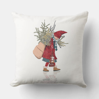 Vintage Christmas Little Helper Cushion
