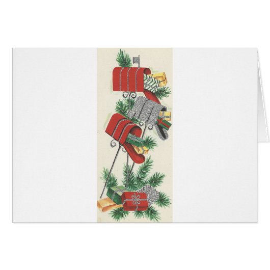 Vintage Christmas Mailbox Trio (Front Horizontal)